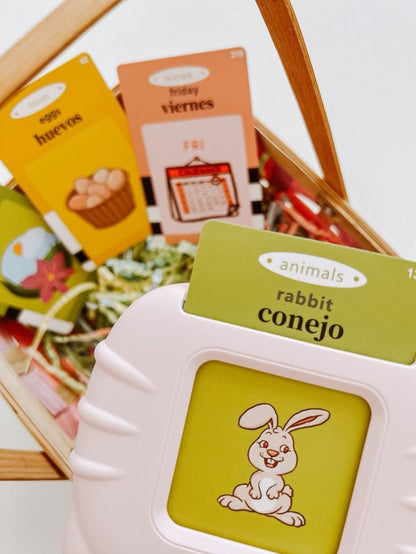 Rechargeable Educational Learning Talking Flash Cards for Kids | Montessori Toys for Boys & Girls | Baby Early Learning Toy🪴