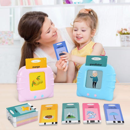 Rechargeable Educational Learning Talking Flash Cards for Kids | Montessori Toys for Boys & Girls | Baby Early Learning Toy🪴